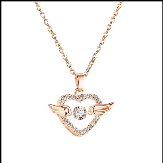 Heart With Wings Necklace