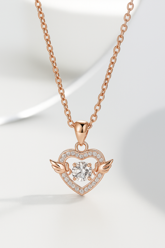 Heart With Wings Necklace
